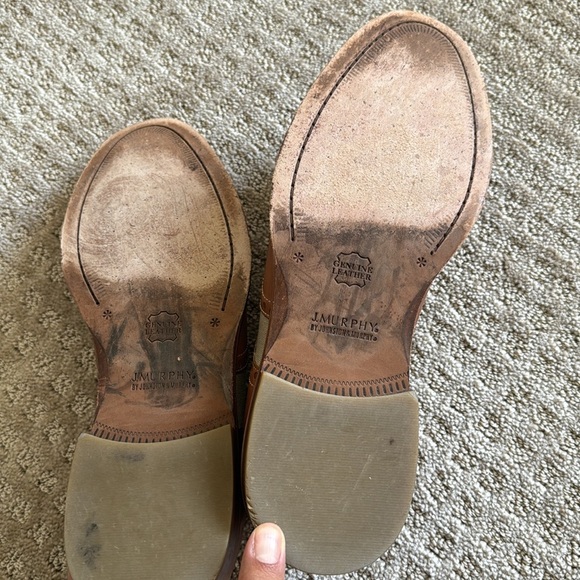 J. Murphy Wingtip Derby Dress Up Brown Leather Shoes size 8.5M - Picture 9 of 9